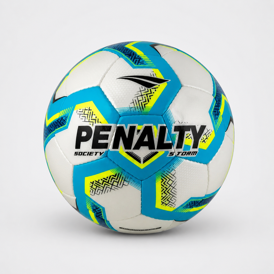 Balón de Futbolito/ Futbol7 Penalty Storm XXV N°5 PU Cosido a Mano | Azul