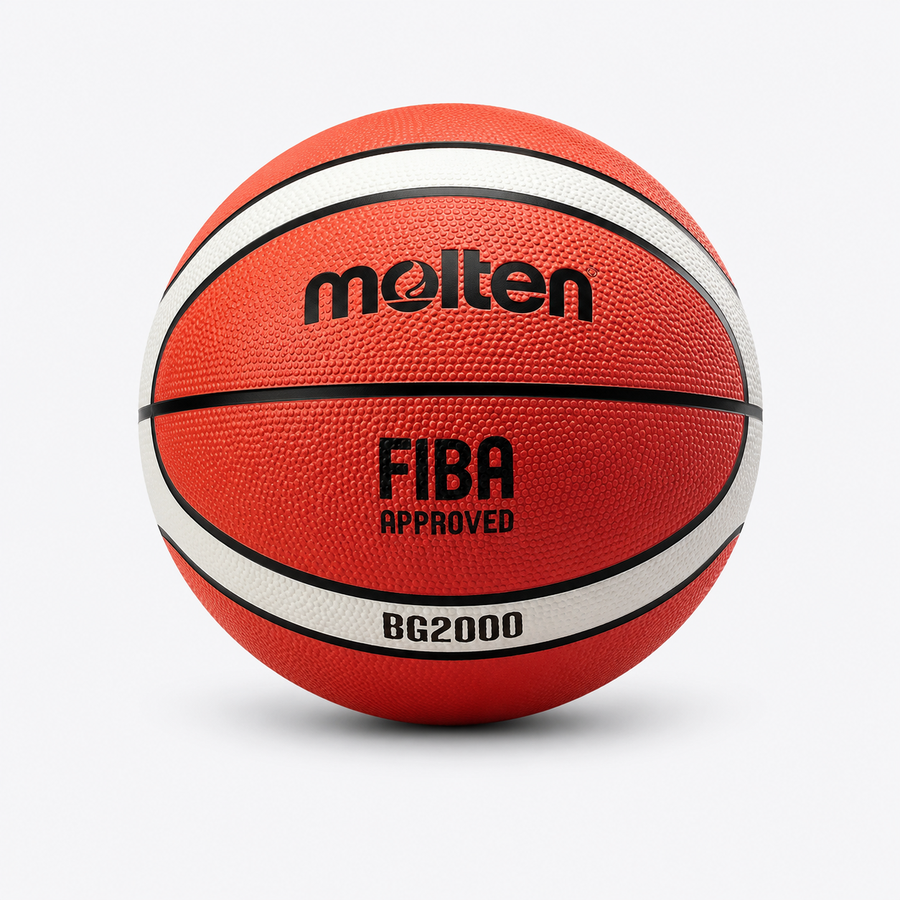 Balón de Básquetbol Molten BG2000 N°6 Outdoor de Goma Naranja