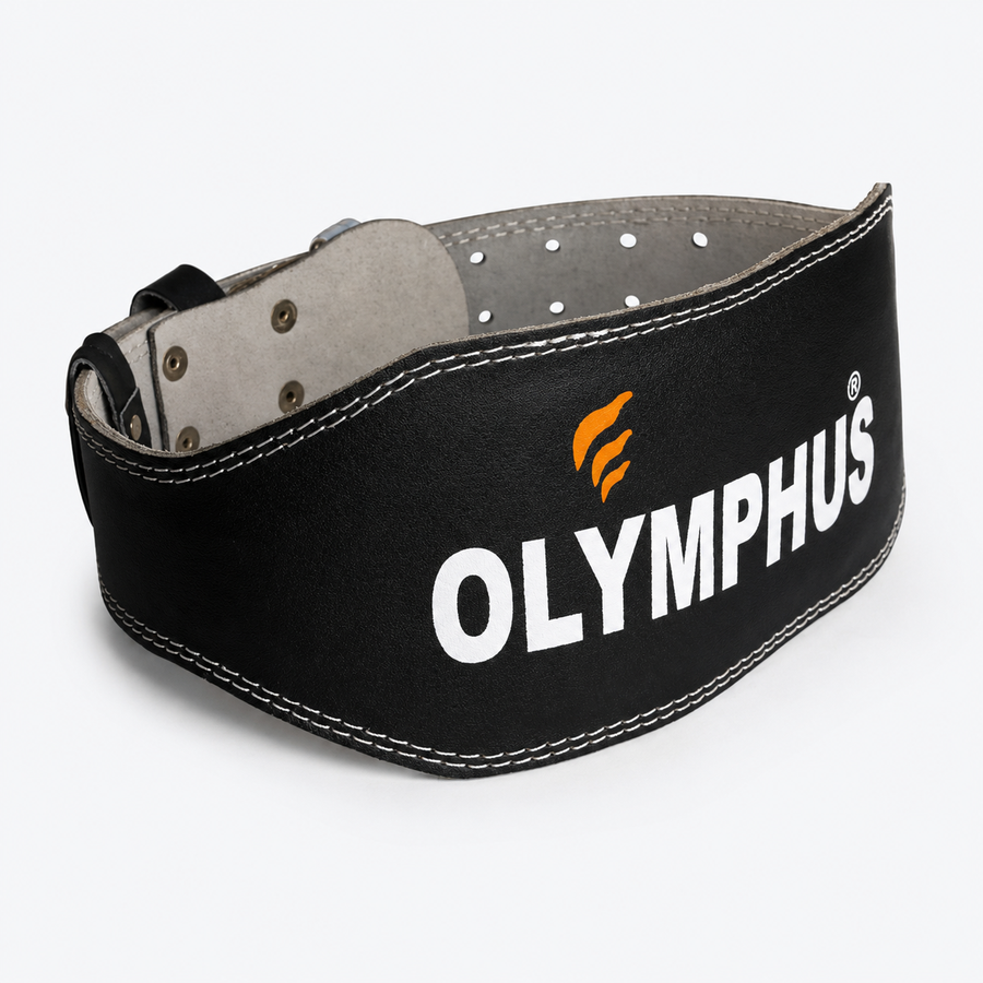 Cinturón de Cuero Olymphus para Levantamiento de Pesas