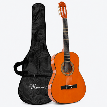 Guitarra Acústica Infantil Mercury MCG34 34” Natural con Funda
