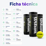 Pack Pelotas de Pádel Wilson Premier Padel 3 Tarros 9 Unidades