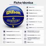 Balón de Básquetbol Wilson NBA Icon Stephen Curry N°7