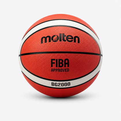 Balón de Básquetbol Molten BG2000 N°6 Outdoor de Goma Naranja