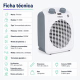Termoventilador Thorben FH 2000 2000W Apto para Baño IP21