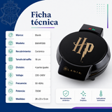 Wafflera Blanik Harry Potter BWHP099 700W con Recubrimiento Cerámico