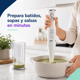 Batidora de Inmersión Sindelen BM-500BL 450W con Vaso 500 ml