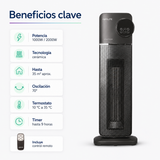 Termoventilador Cerámico Digital Airolite HTC-2022 RC 2000W con Control Remoto