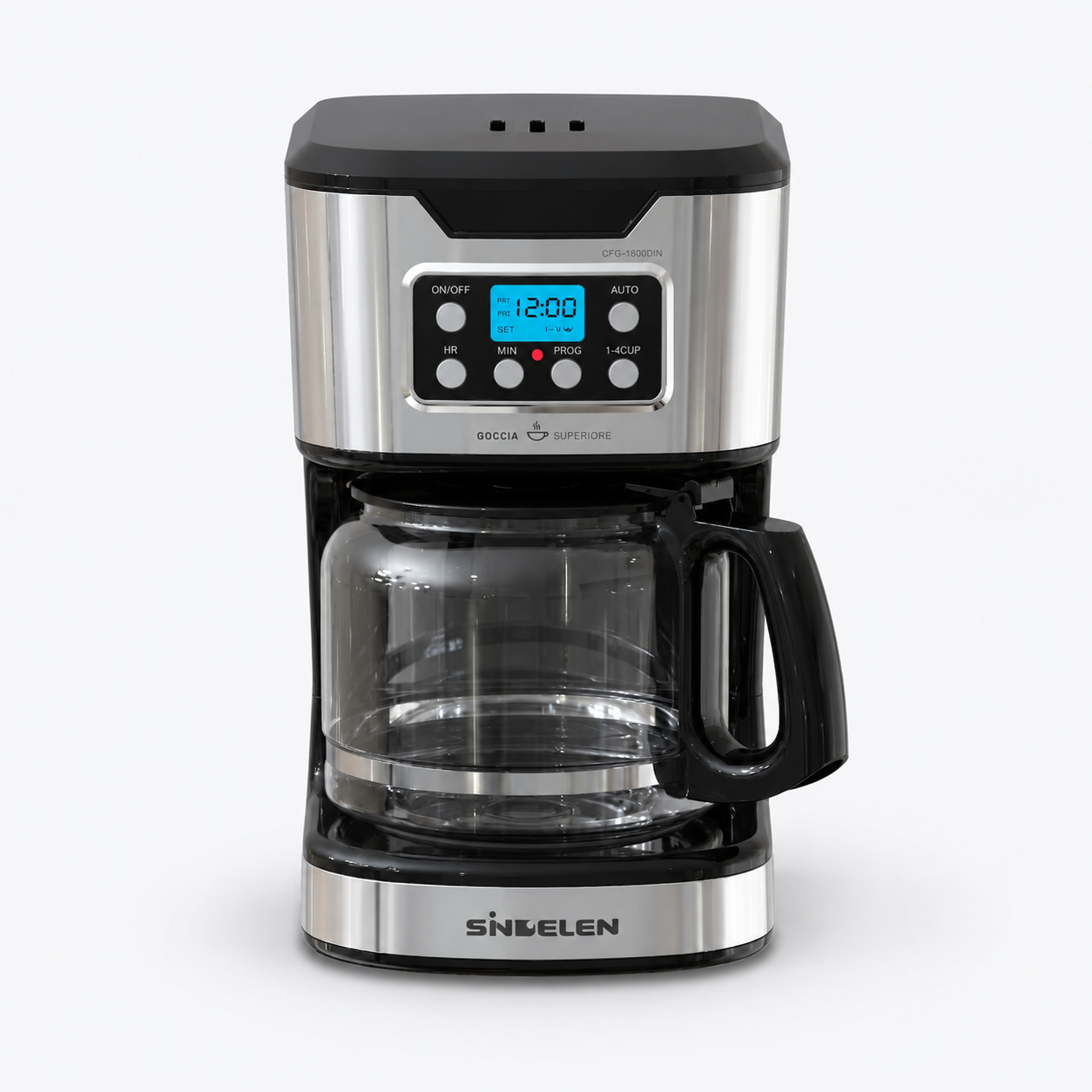 Cafetera por Goteo Sindelen Goccia Superiore CFG-1800DIN 1,8L