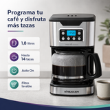 Cafetera por Goteo Sindelen Goccia Superiore CFG-1800DIN 1,8L