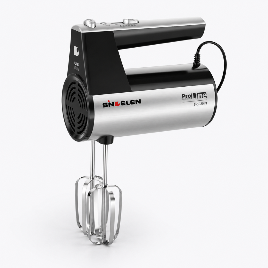 Batidora Manual Sindelen B-5020IN 450W con 5 Velocidades y Función Turbo