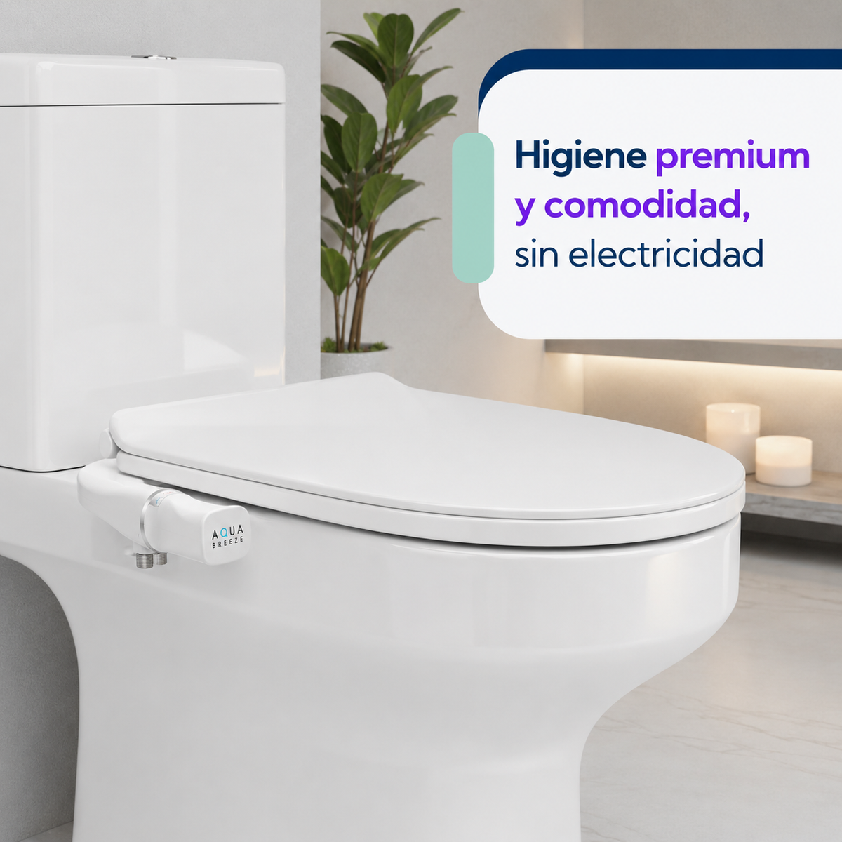 Bidet AquaBreeze London para WC Regulable