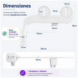 Bidet AquaBreeze London para WC Regulable