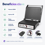 Parrilla Eléctrica Sindelen PE-5500IN Contact Grill Pro 2000W