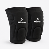 Rodillera de Vóleibol Mikasa Junior Uní-Talla Negra con Protección de Rótula
