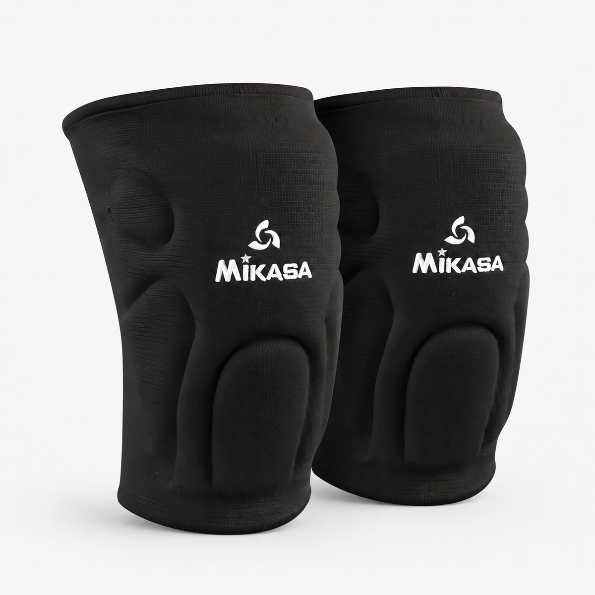 Rodillera de Vóleibol Mikasa Junior Uní-Talla Negra con Protección de Rótula