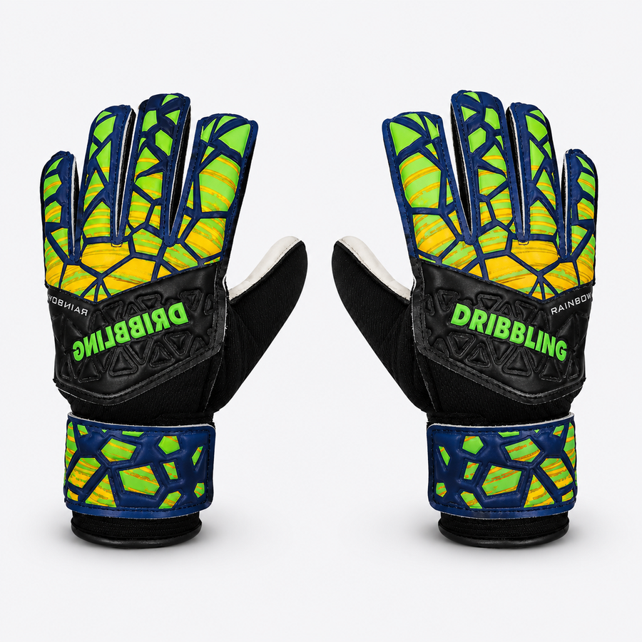 Guantes de Arquero DRB Rainbow para Niños con Férulas | Azul