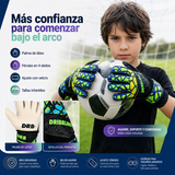 Guantes de Arquero DRB Rainbow para Niños con Férulas | Azul