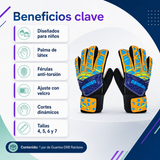 Guantes de Arquero DRB Rainbow para Niños con Férulas | Naranja
