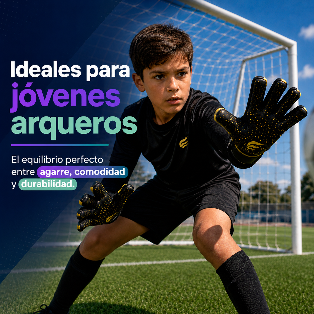 Guantes de Arquero Colo-Colo Centenario Olymphus Látex D-Soft Para Niños