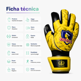 Guantes de Arquero Colo-Colo Centenario Olymphus Látex D-Soft Para Niños
