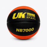 Balón de Básquetbol UKTIME N°7 NB7000 de Goma con Malla y Aguja