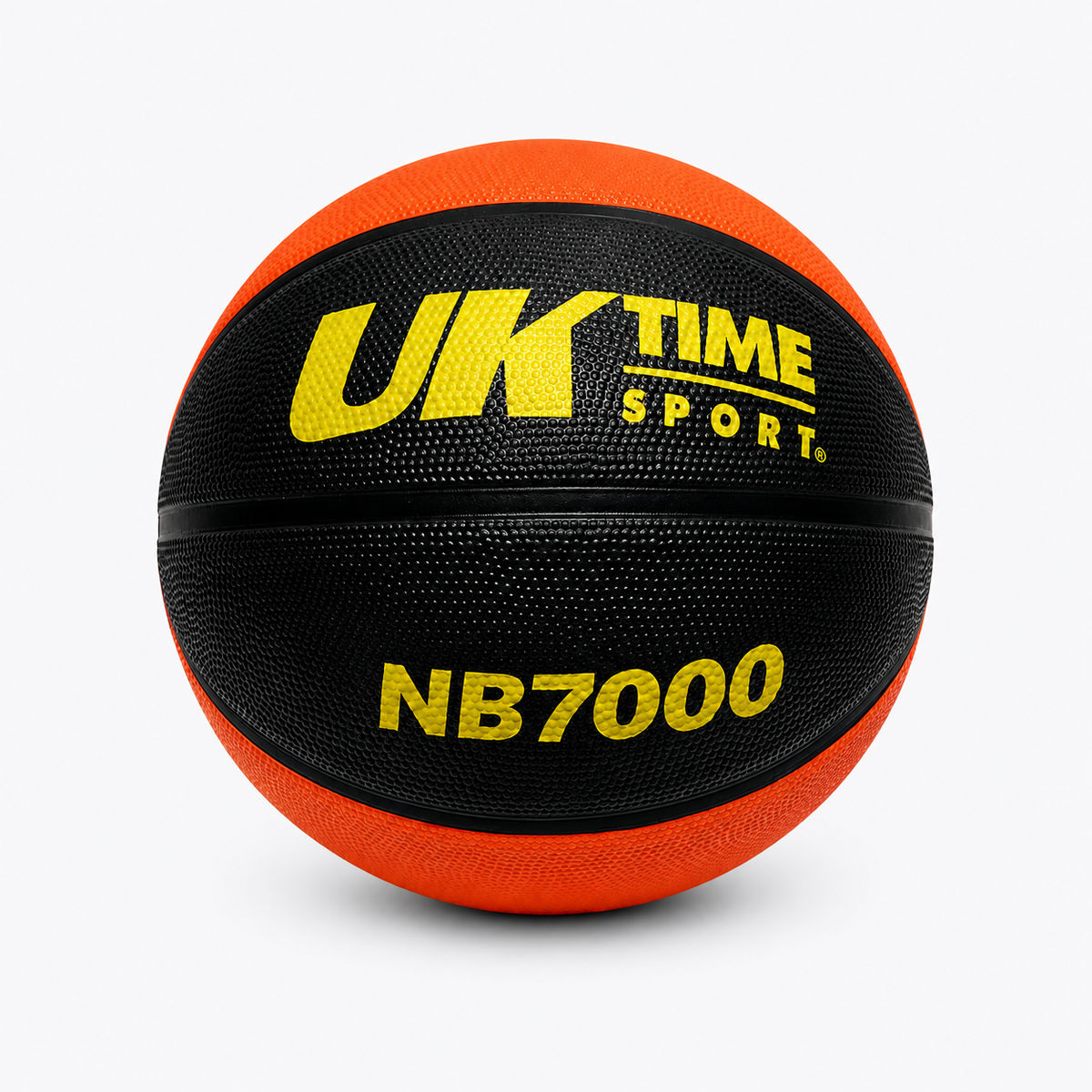 Balón de Básquetbol UKTIME N°7 NB7000 de Goma con Malla y Aguja
