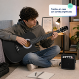 Guitarra Electroacústica Epic 38” Negra con Amplificador 5W