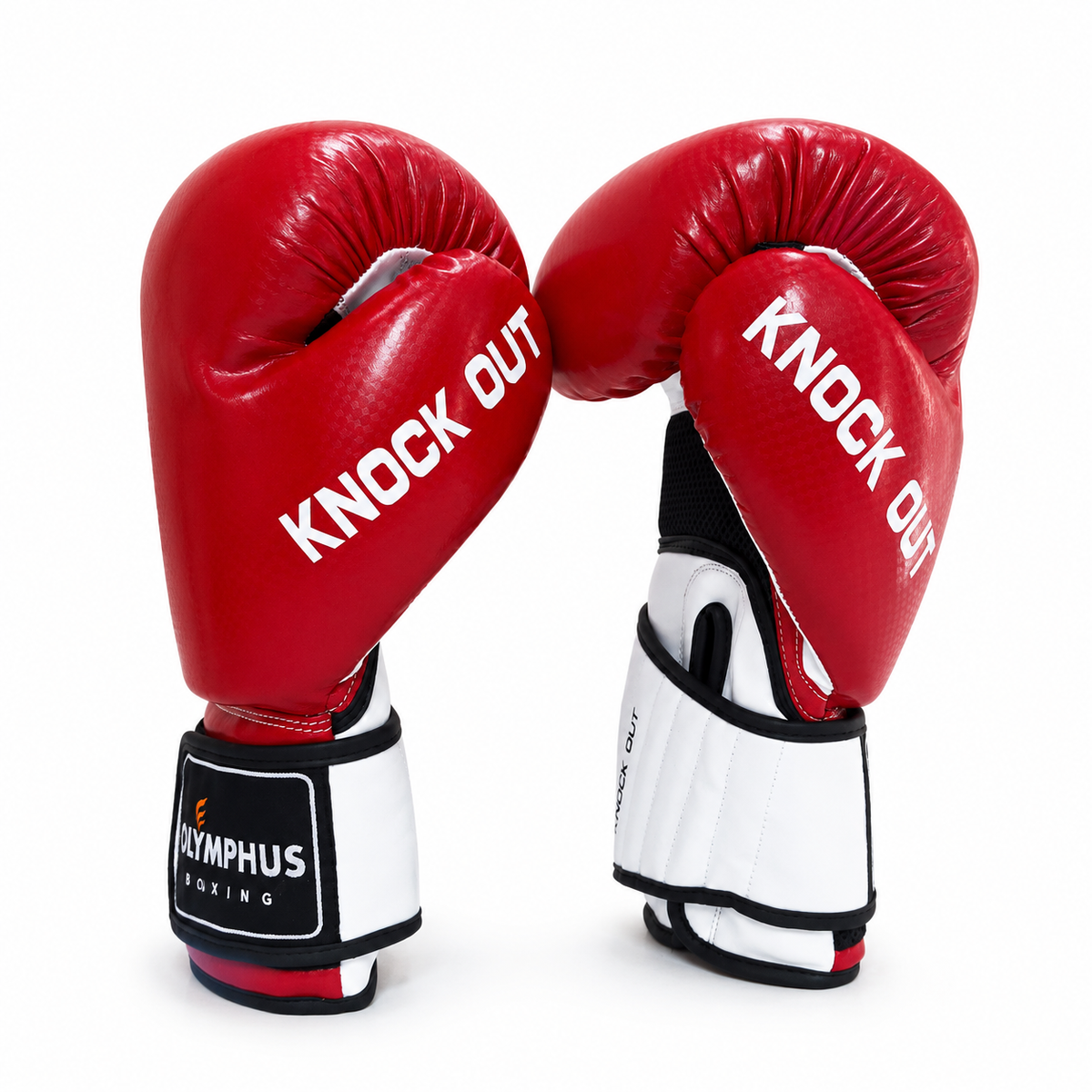 Guantes de Boxeo Olymphus Knock Out Semi Profesionales | Rojo
