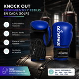 Guantes de Boxeo Olymphus Knock Out Semi Profesionales | Azul