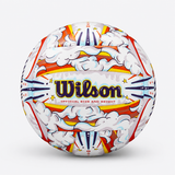 Balón de Vóleibol Wilson Graffiti Peace N°5 para Playa y Exterior Con Malla y Aguja