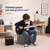 Guitarra Eléctrica Epic Niños 30” Negra con Amplificador 5W