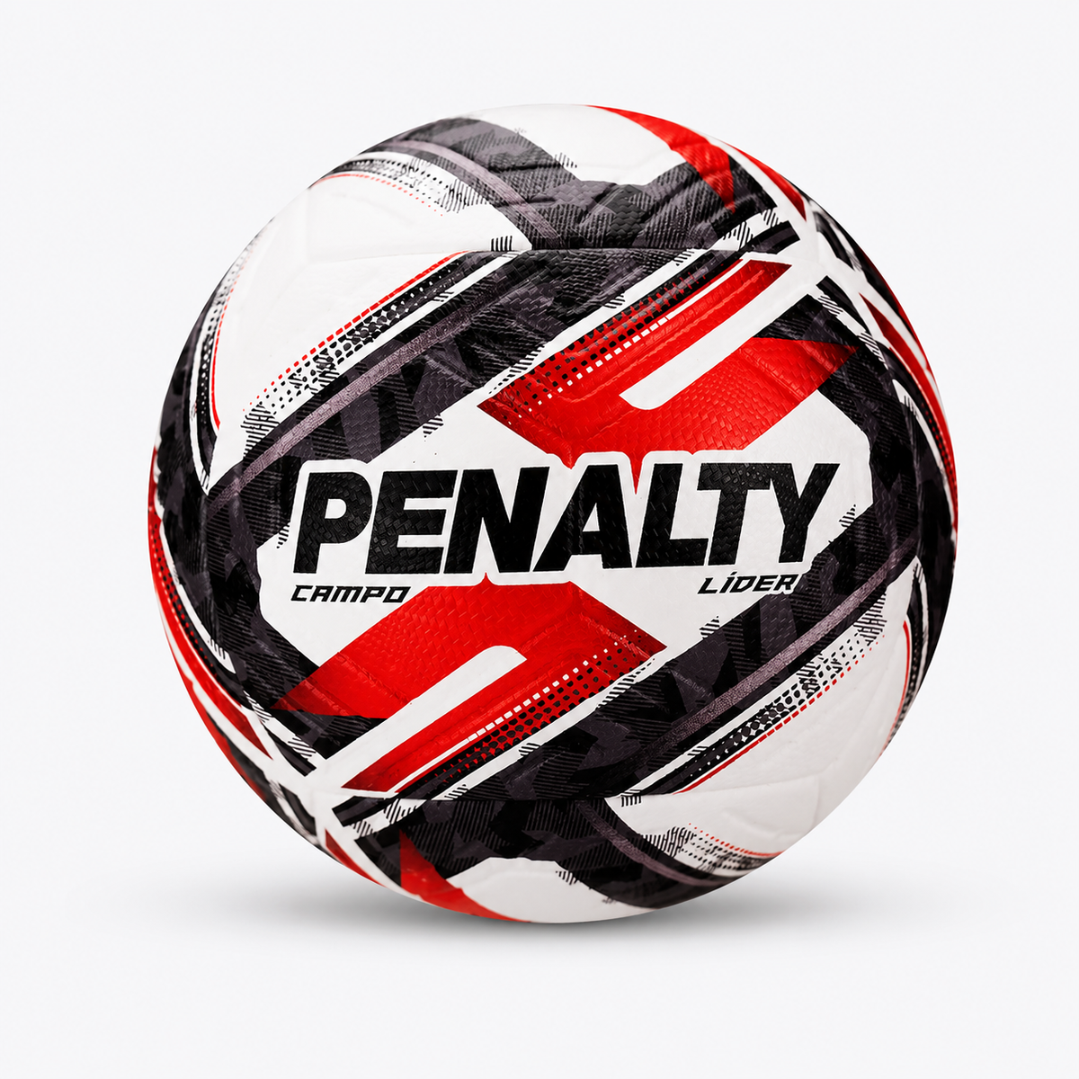 Balón de Fútbol Campo Penalty Líder XXVI N°5 Ultra Fusion | Negro/Rojo