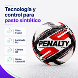 Balón de Fútbol Campo Penalty Líder XXVI N°5 Ultra Fusion | Negro/Rojo