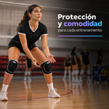 Par de Rodilleras Deportivas DRB Classic Volley / Basquetbol / Patinaje | Negro