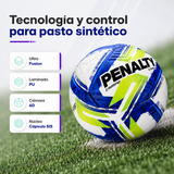 Balón de Fútbol Campo Penalty Líder XXVI N°5 Ultra Fusion | Azul/Verde