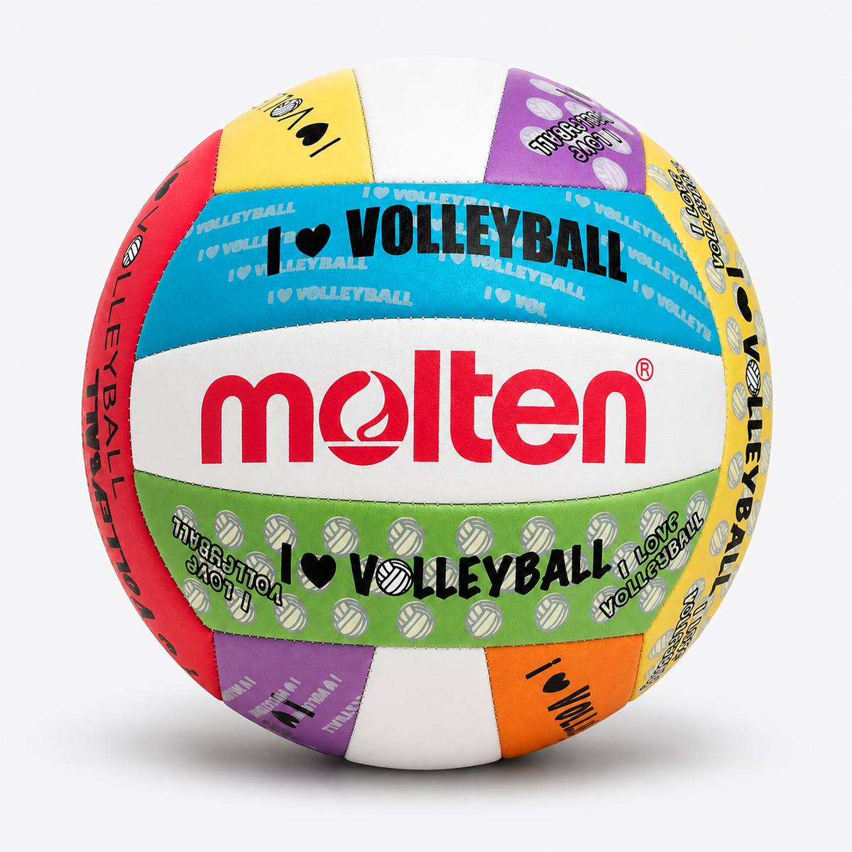 Balón de Vóleibol Molten Love-Volley N°5 con Malla y Aguja