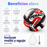 Balón de Futsal Penalty Líder XXVI Ultra Fusion PU | Negro Rojo