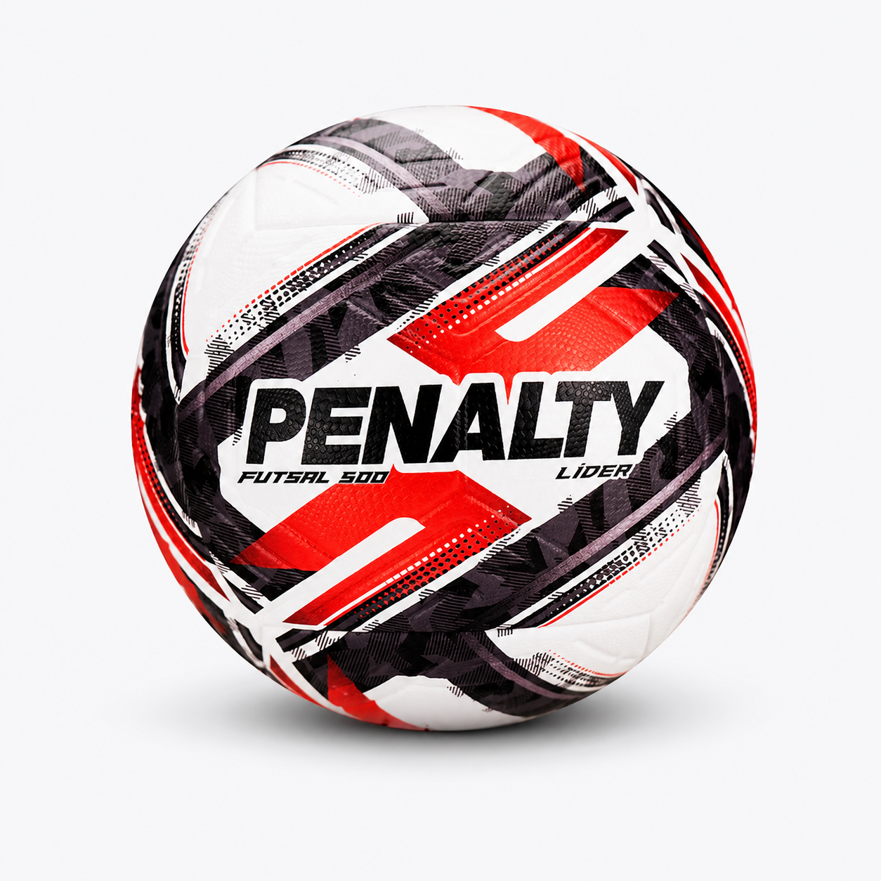 Balón de Futsal Penalty Líder XXVI Ultra Fusion PU | Negro Rojo