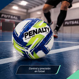 Balón de Futsal Penalty Líder XXVI Ultra Fusion PU | Negro Rojo (Copia)