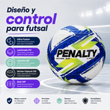 Balón de Futsal Penalty Líder XXVI Ultra Fusion PU | Negro Rojo (Copia)