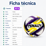 Balón de Futbolito Penalty Líder XXVI N°4 Ultra Fusion PU