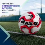 Balón de Futbolito Penalty Storm XXV N°4 PU Cosido a Mano | Rojo