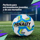 Balón de Futbolito Penalty Storm XXV N°4 PU Cosido a Mano | Azul