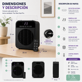 Termoventilador Eléctrico THOR Neo Heat Pro 2000W con Control Remoto e IP21