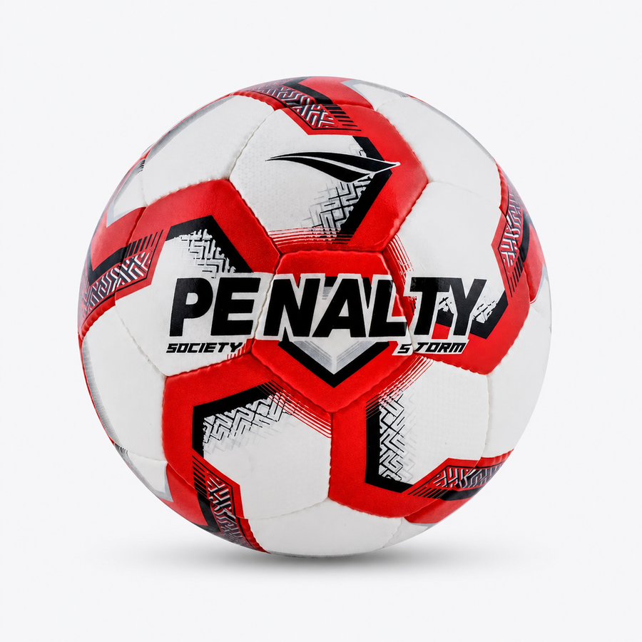 Balón de Futbolito/ Futbol7 Penalty Storm XXV N°5 PU Cosido a Mano | Rojo