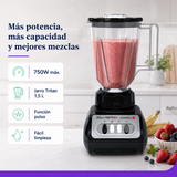 Licuadora Sindelen L-1500 2 Velocidades 1,5lt 750w