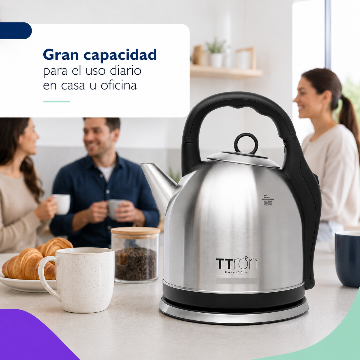 Hervidor Eléctrico Sindelen HA-4100IN 4 Litros Acero Inoxidable