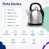 Hervidor Eléctrico Sindelen HA-4100IN 4 Litros Acero Inoxidable