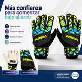 Guantes de Arquero DRB Rainbow para Niños con Férulas | Amarillo