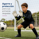 Guantes de Arquero DRB Rainbow para Niños con Férulas | Amarillo